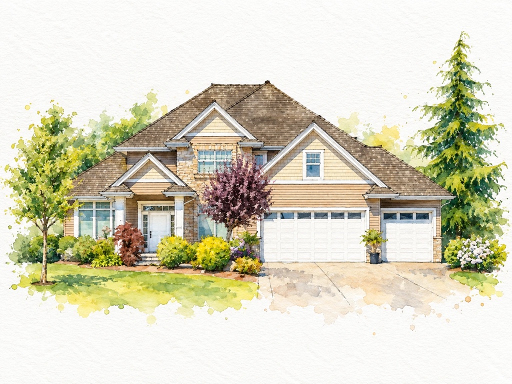Architectural Pencil Sketch